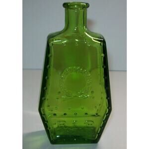 Poison Medicine Bottle Wheaton Green RIP Coffin Shaped Horror Halloween Gothic